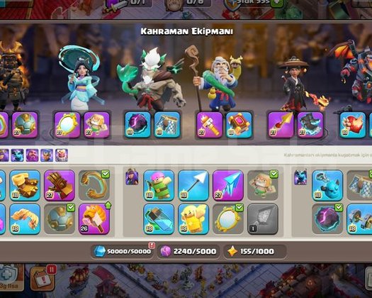 th 18 max hesap max ekipman