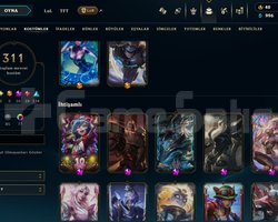 LOL VALO COK KOSTUMLU BİR HESAP + RANKLARI YUKSEK