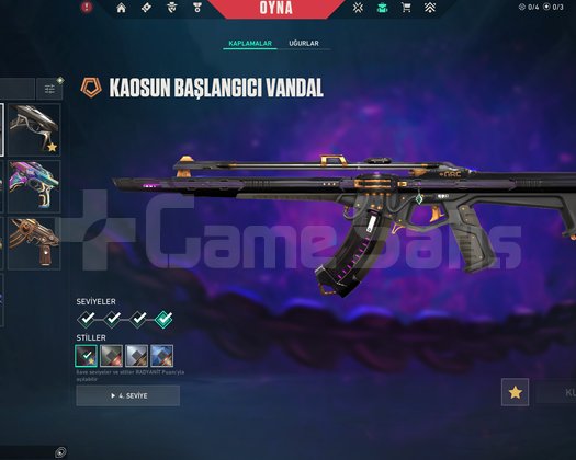 TR + 89 SKİN + 8 VANDAL + 5 BIÇAK + KAÇMAZ
