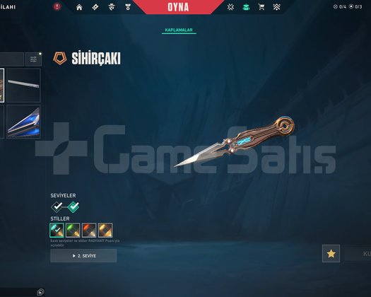 TR + 89 SKİN + 8 VANDAL + 5 BIÇAK + KAÇMAZ
