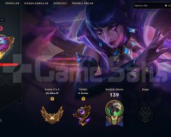 TR UNRANKED 65 CHAMP 23 KOSTUM 17K MAVİ ÖZ HESAP