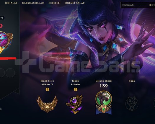 TR UNRANKED 65 CHAMP 23 KOSTUM 17K MAVİ ÖZ HESAP