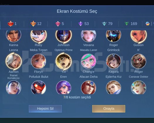 Gus Koflu ve Fr Legend i hesap