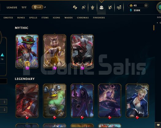 EUW | 196 SKİN | PLATİN 4