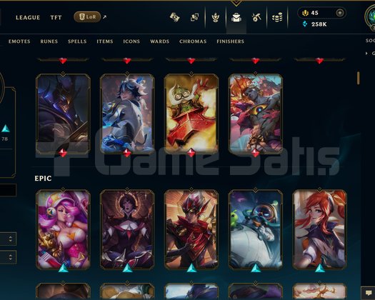 EUW | 196 SKİN | PLATİN 4