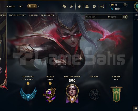 EUW | 196 SKİN | PLATİN 4