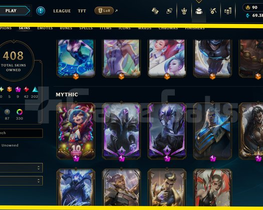 562 LEVEL / 408 SKIN / FULL HERO / +MAIL / FIRSAT!