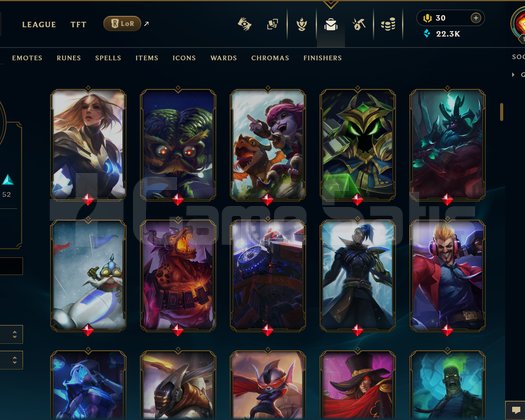 EUW | 195 SKİN | UNRANKED