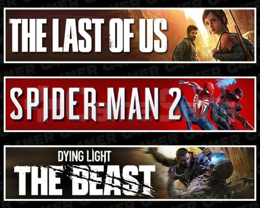 Last Of Us 1 +Spider-Man 2 +The Beast