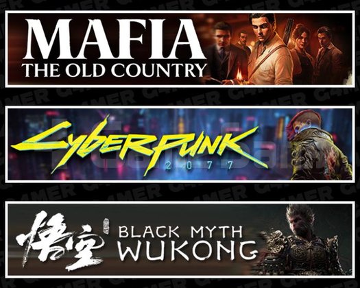 Mafia +Cyberpunk 2077 +Black Myth Wukong