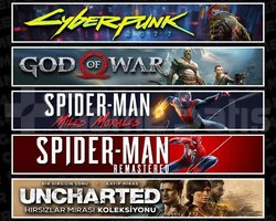 Cyberpunk +GOW +Miles +Spider 1 +Uncharted