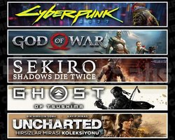 Cyberpunk +GOW +Sekiro +Tsushima +Uncharted