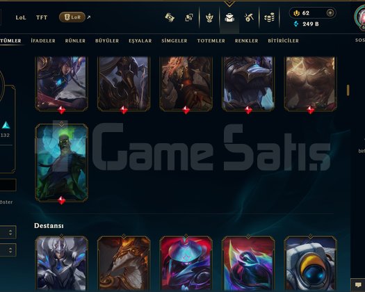 696 LEVEL + 233 KOSTÜM + 121 HERO + GOLD 2 + MAİL!