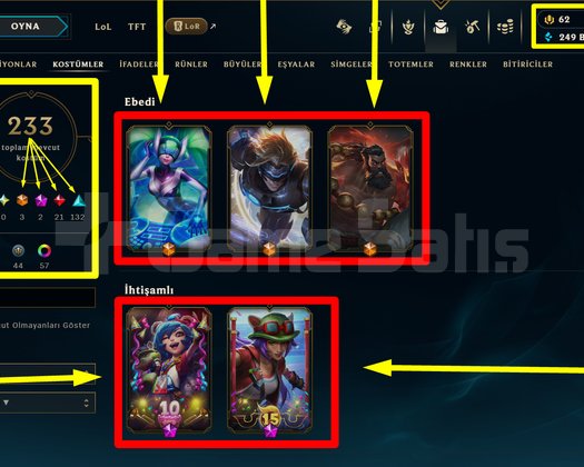 696 LEVEL + 233 KOSTÜM + 121 HERO + GOLD 2 + MAİL!