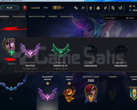 EUW MASTER FULL SAMPIYON 76 SKIN 3 TANE PRESTIJ