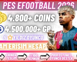 ANDROID 4800 COIN + 4.5M GP -TAM ERİŞİM HESAP