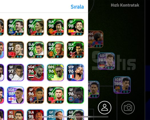 Efootball mobile hesap