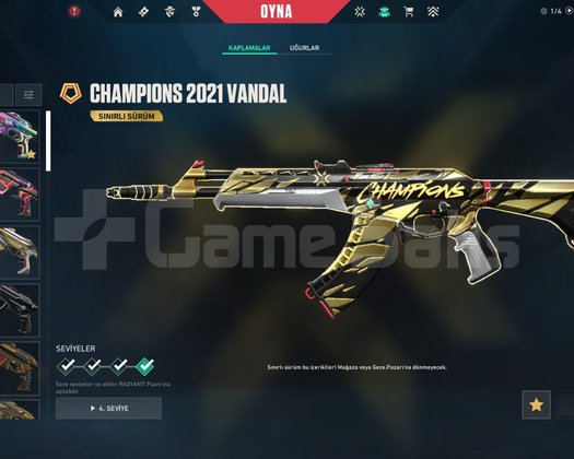 CHMP 21 VANDAL KARAMBİT. +370 SKİN PLAT LOL HESABI