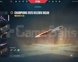 CHAMPIONS 2025 KELEBEK BIÇAK VE 2025 VANDAL HESAP
