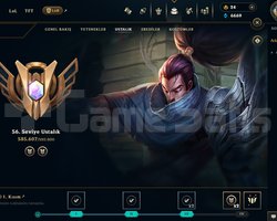 600k yasuo OTP + main lol hesap SATILIK!.