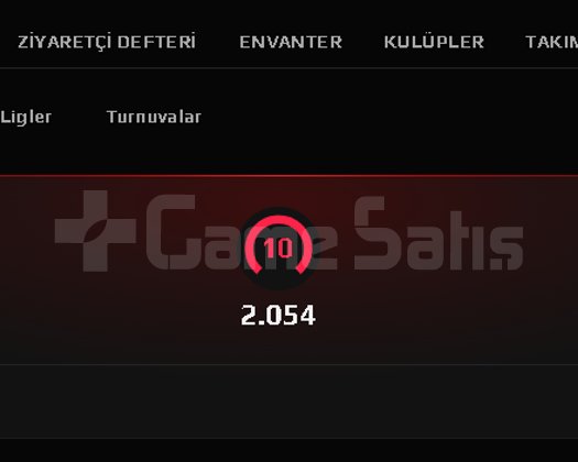 FACEİT10lvl 2050 elo +6 Madalya 2400 saat