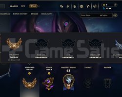 EUW GOLD 4 HESAP - JHİN MAIN