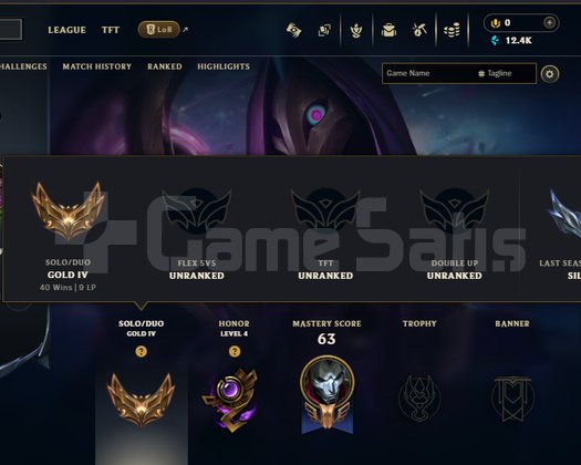 EUW GOLD 4 HESAP - JHİN MAIN
