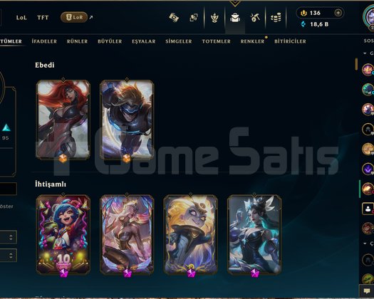 FULL ŞAMPİYONLU BOLL KOSTÜMLÜ TEMİZ HESAP