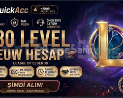EUW + UNRANKED + MAİL DEĞİŞEN + HANDMADE HESAPLAR