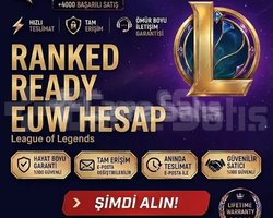 EUW + RANED READY + MAİL DEĞİŞEN + HANDMADE HESAP