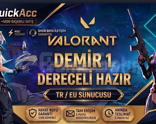 QuickAcc - EU/TR - DEMİR 1+ - TAM ERİŞİM I UCUZ