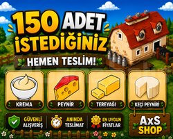 150 Adet Seçeceğiniz Mandıra ANINDA TESLİMAT