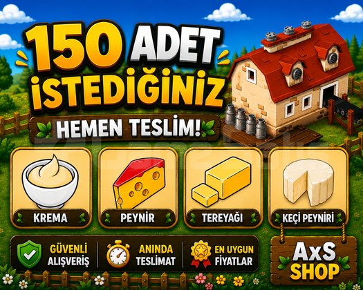 150 Adet Seçeceğiniz Mandıra ANINDA TESLİMAT