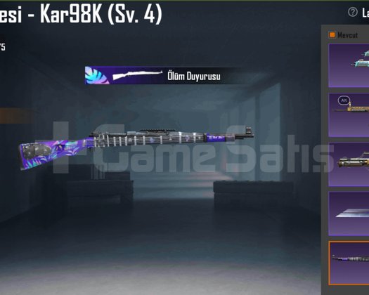 14 DESTANSI - ROCK KAR98 4.Lv - TEK BAĞ - 371 UC