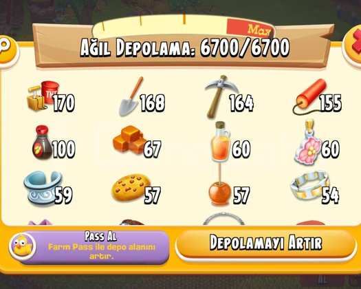 258 SEVİYE HAY DAY HESAP