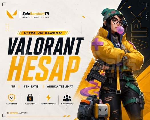 ULTRA VIP RANDOM VALORANT HESAP | TR | TEK SATIŞ |