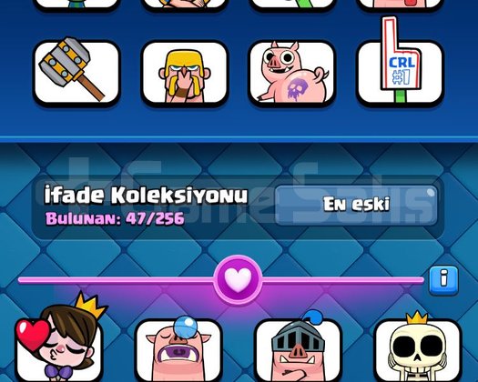 Clash Royale 9k kupa 120/121 karakter f/p hesap