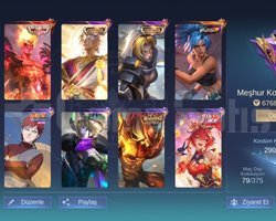5 senelik hesabım satılık acill full mid main çar