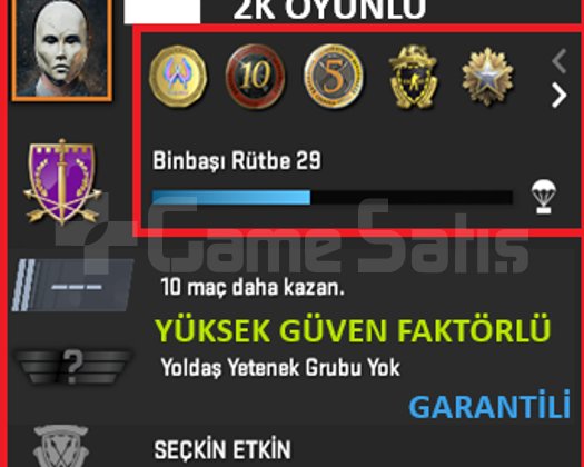 ANINDA TESLİM | 5 MADALYA | 615 SAAT | FACEIT