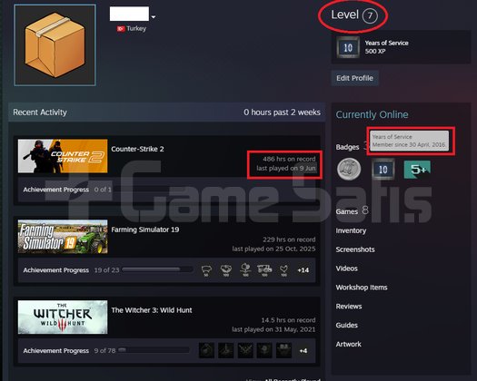 ANINDA TESLİM | 5 MADALYA | 486 SAAT | FACEIT
