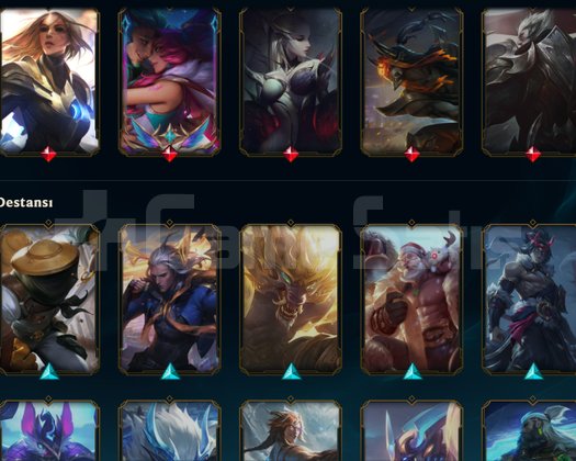 EUW 72WR 65SKİN FULL CHAMP