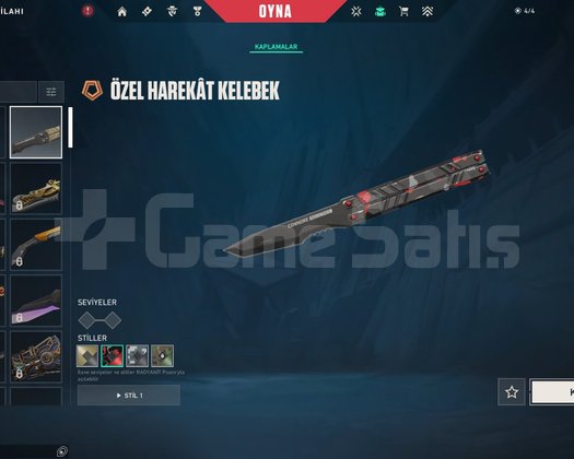 Diamond 3 | Yağmacı Karambit + Özel Harekt Kelebe