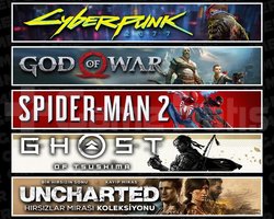 Cyberpunk +GOW +Spider 2 +Tsushima +Uncharted