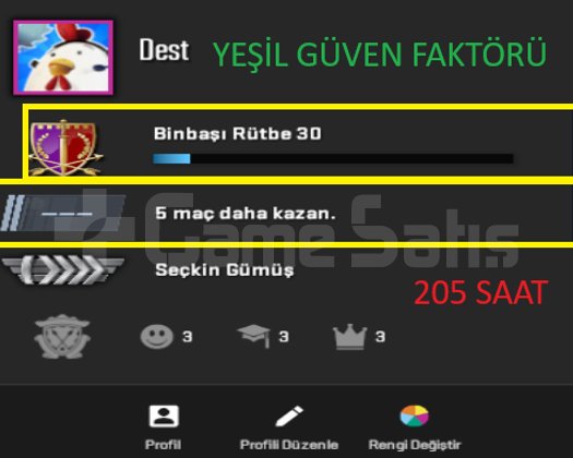 30 LVL | 205 SAAT | YEŞİL GÜVEN FAKTÖRÜ