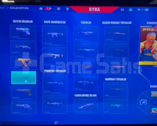 Skinli İmmortal Hesap Satılıktır
