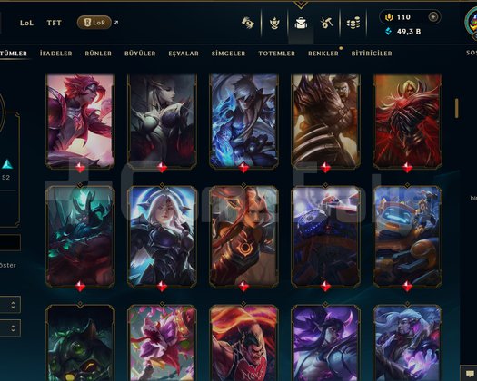 572 LVL + 164 KOSTÜM + 172 HERO + GOLD 2 + MAİL!S