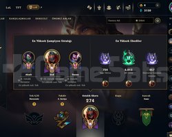 196 LEVEL UNRANKED HESAP
