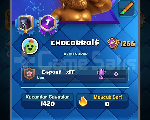 7 K CLASH ROYALE HESABI