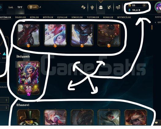 1218 LEVEL / 324 SKİN / FUL HERO +MAİL +14K SATIŞ