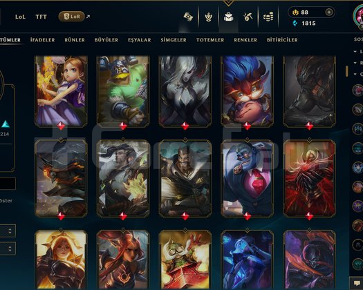546 LEVEL / 427 SKİN / FUL HERO +MAİL +14K SATIŞ